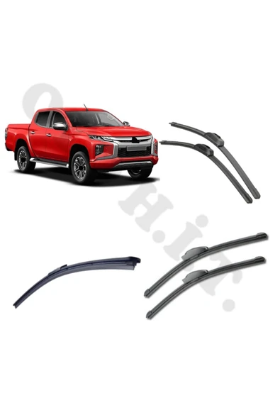 OTO H.İ.T. MİTSUBİSHİ L200 SİLECEK TAKIMI 2019-2022 ÖN CAM SİLECEĞİ ürün görseli