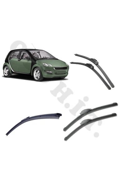 OTO H.İ.T. SMART FORFOUR SİLECEK TAKIMI 2004-2007 ÖN CAM SİLECEĞİ ürün görseli