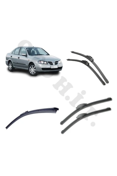 OTO H.İ.T. NİSSAN ALMERA SİLECEK TAKIMI 2000-2006 ÖN CAM SİLECEĞİ ürün görseli