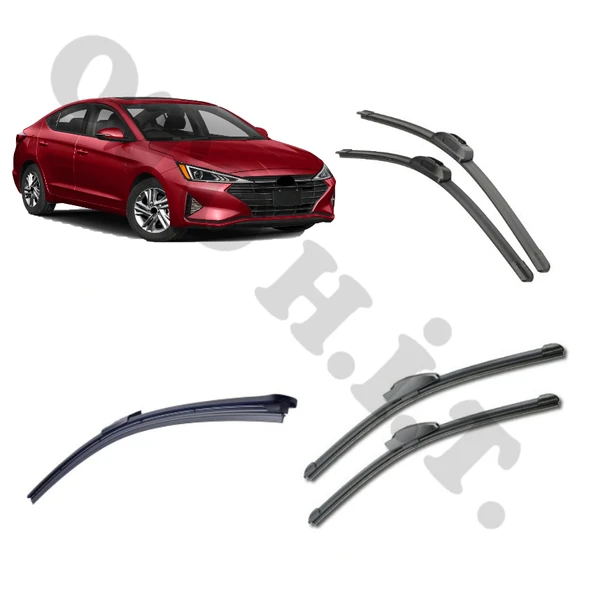 OTO H.İ.T. HYUNDAİ ELANTRA SİLECEK TAKIMI 2019-2023 ÖN CAM SİLECEĞİ - Resim 5