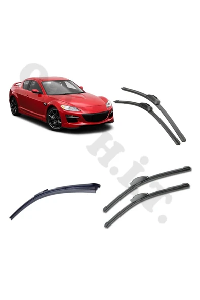 OTO H.İ.T. MAZDA RX8 SİLECEK TAKIMI 2006-2011 ÖN CAM SİLECEĞİ ürün görseli