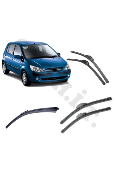 OTO H.İ.T. HYUNDAİ GETZ SİLECEK TAKIMI 2002-2011 ÖN CAM SİLECEĞİ ürün görseli