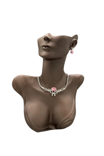 Polyester Malzeme Kahve Renk 33 / 26 cm Takı Sergileme Mankeni ürün görseli