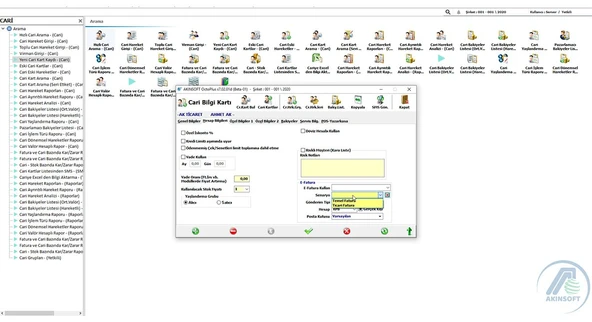 Akınsoft Octoplus Ön Muhasebe Programı (E-Arşiv E-Fatura Destekli) - Resim 2