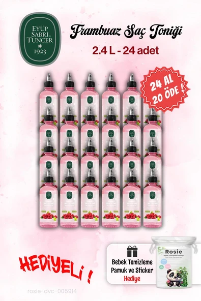 Eyüp Sabri Tuncer 24 AL 20 ÖDE Sirke Frambuaz Tonik 100 ml ve Rosie ürün görseli