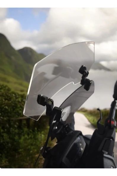 MASTERPOL Deflektör Model 1 Rüzgar Saptırıcı Siperlik Şeffaf Motor Camı Cam Uzatma ürün görseli 1