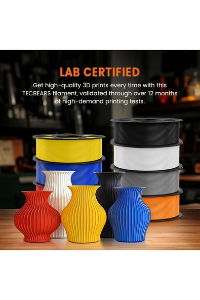 MASTERPOL Hyper Speed PLA Filament Kırmızı 1 KG 1.75 MM 3D YAZICILAR İÇİN ( FLEMENT FILEMENT FLAMENT ) - 2