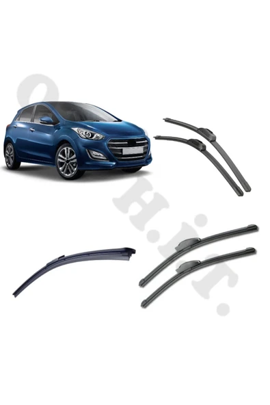 OTO H.İ.T. HYUNDAİ İ30 SİLECEK TAKIMI 2012-2016 ÖN CAM SİLECEĞİ ürün görseli