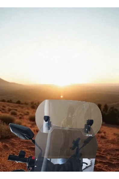 MASTERPOL Deflektör Model 3 Rüzgar Saptırıcı Siperlik Şeffaf Motor Camı Cam Uzatma - Resim 7