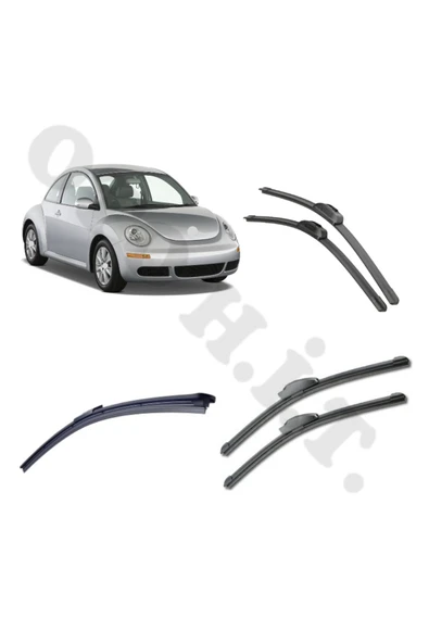 OTO H.İ.T. VOLKSWAGEN BETTLE SİLECEK TAKIMI 2005-2010 ÖN CAM SİLECEĞİ ürün görseli