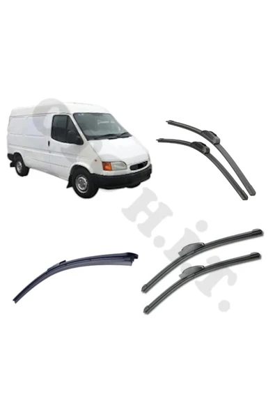 OTO H.İ.T. FORD TRANSİT SİLECEK TAKIMI 1991-2000 ÖN CAM SİLECEĞİ ürün görseli