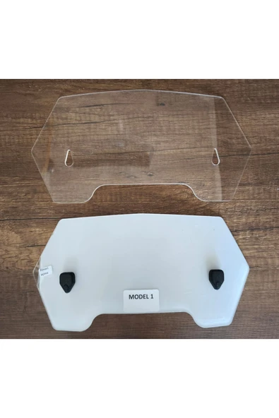 MASTERPOL Deflektör Model 1 Rüzgar Saptırıcı Siperlik Şeffaf Motor Camı Cam Uzatma - Resim 7