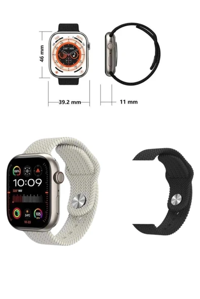 Akıllı Saat Uyku ve Sağlık Takibi GPS Uyumlu Tema Değiştirme - Resim 5