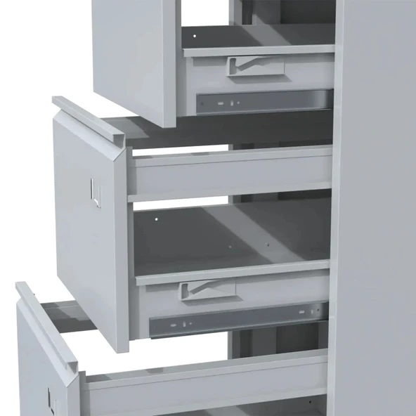 Kartoteks Klasör Dolabı Çelik 4 Çekmeceli - Resim 4