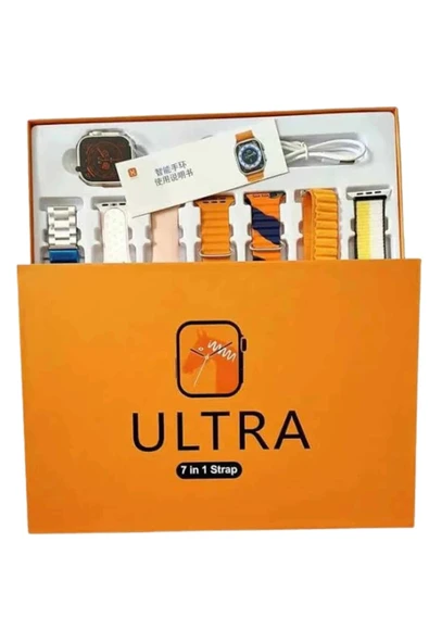 Unısex 7 Kordonlu Çok Fonksiyonlu Nabız Ölçer Uyku ve Sağlık Takibi - Resim 5