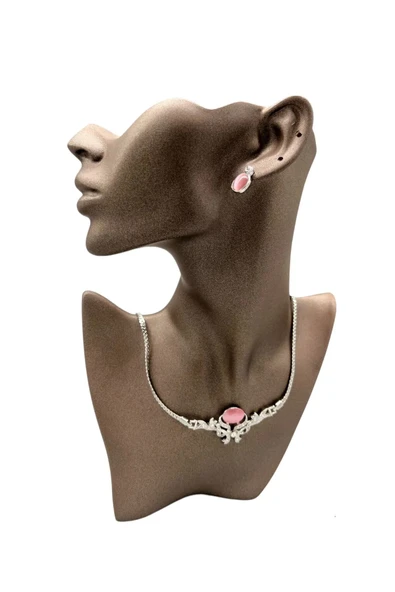 Polyester Malzeme Kahve Renk 28 / 18 cm Takı Sergileme Mankeni ürün görseli