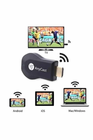 Kablosuz HDMI Wifi Görüntü Aktarıcı Tüm Cihazlara Uyumlu - Resim 4