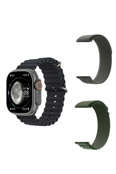 Yeni Nesil Akıllı Kol Saati Nabız Ölçer GPS Uyumlu 49 MM Kasa - 4