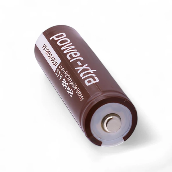 4 Adet 18650-08LW Kahverengi Şarjlı Batarya Pil 3.7V 1200mAh Li-Ion Uzun Ömürlü Şarj Edilir - Resim 3