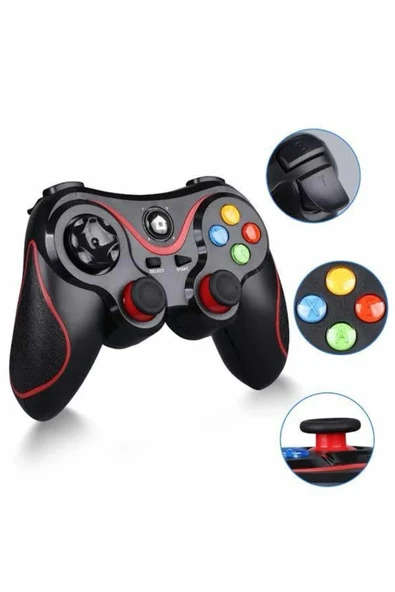 Kablosuz Oyun Kolu Bluetooth Joystick Gamepad Android Uyumlu - Resim 5