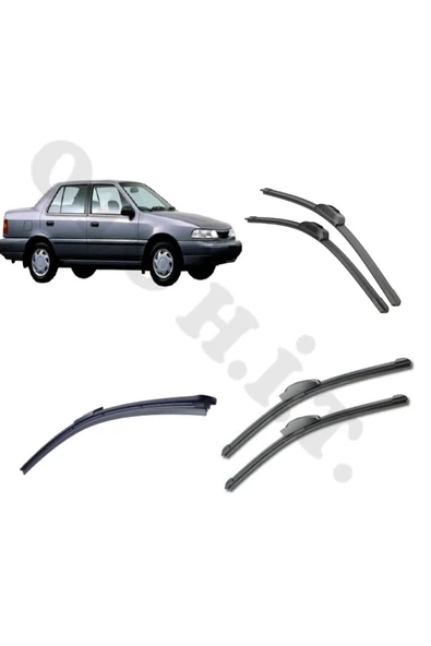OTO H.İ.T. HYUNDAİ EXCEL SİLECEK TAKIMI 1994-2000 ÖN CAM SİLECEĞİ ürün görseli