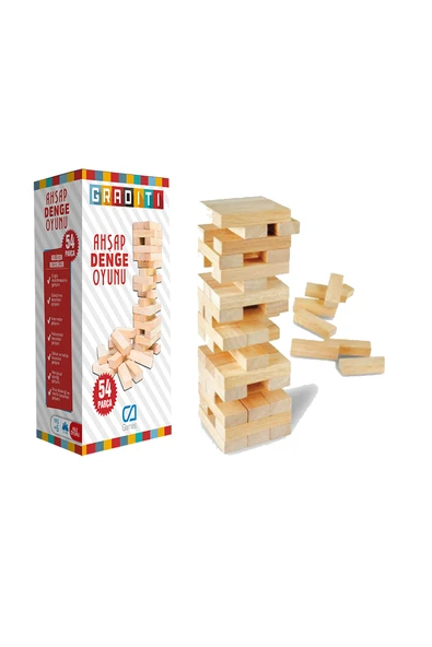 Graditi-Ahşap Denge Oyunu-Küçük Boy CA10008 - Resim 2