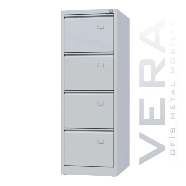 Kartoteks Klasör Dolabı Çelik 4 Çekmeceli ürün görseli