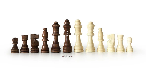 Star Ege Masif Ahşap Kareli Tavla ve Satranç Seti - 6