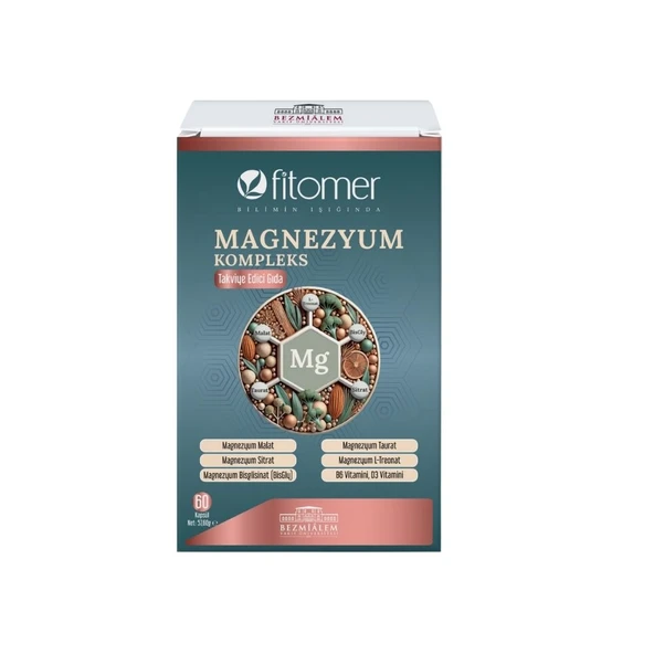 Fitomer Günlük Takviye Seti ( C Vitamin Efervesan  Magnezyum 60 Kapsül C Vitamini Pastil  Siderimix) - 3