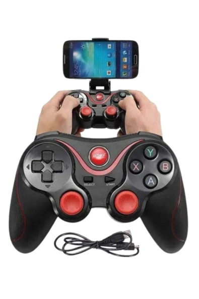 Joystik Gamepad Bluetooth Telefon Tutucu Oyun Kolu Telefon Android Uyumlu - Resim 3