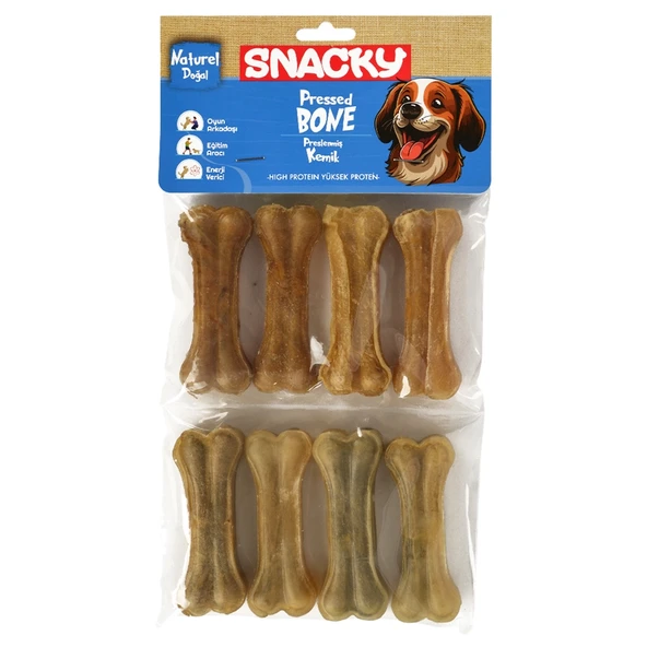 Snacky Nat Köpek Çiğneme Kemiği 7,5Cm 8Li 180Gr ürün görseli