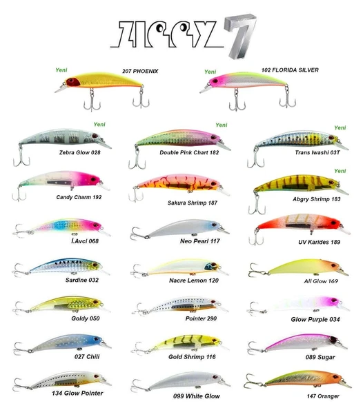 FUJİN ZİGGY7 70MM 9.6GR SİNKİNG LRF MAKET BALIK