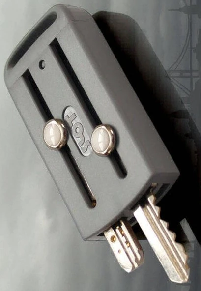 Slot Gri Anahtarlık Anahtar Kabı 4 adet Boncuklu - 4