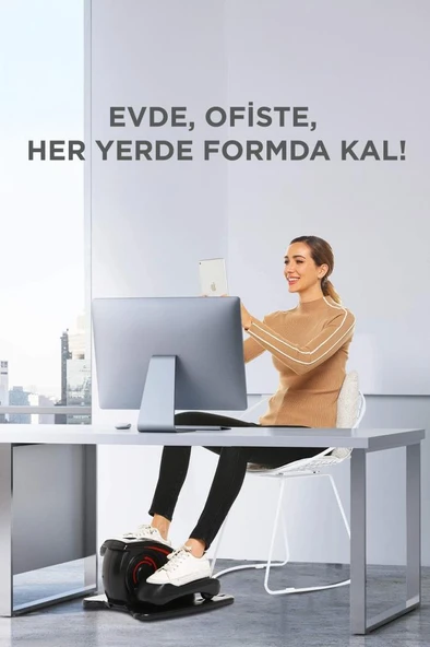 Torima VEP1001 Siyah Eliptik Kondisyon Bisikleti El Ve Ayak Egzersiz Pedalı Kumandalı Egzersiz Aleti - 2