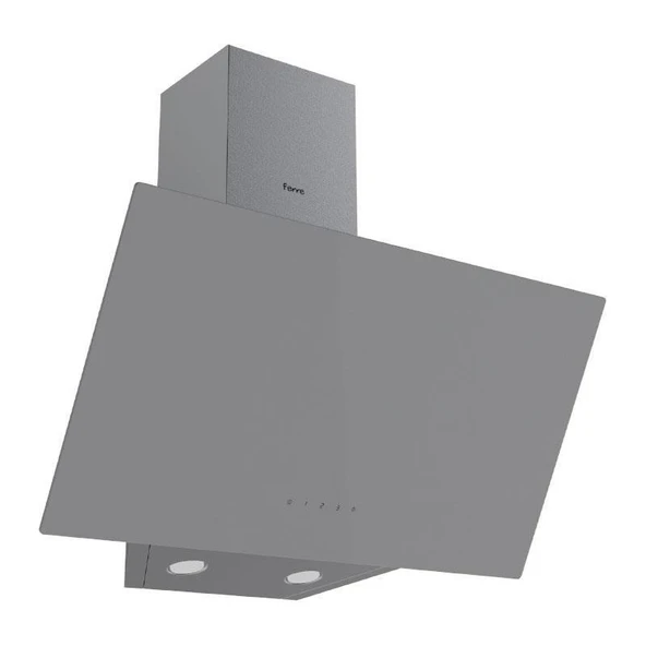 Ferre Flowart Gri Cam Ankastre Set D079 - ED038 75CM Woklu - QMS63CPR Turbolu - Resim 2