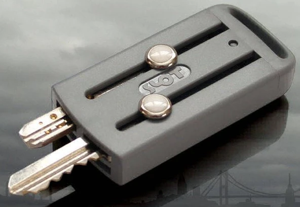 Slot Gri Anahtarlık Anahtar Kabı 4 adet Boncuklu - 5