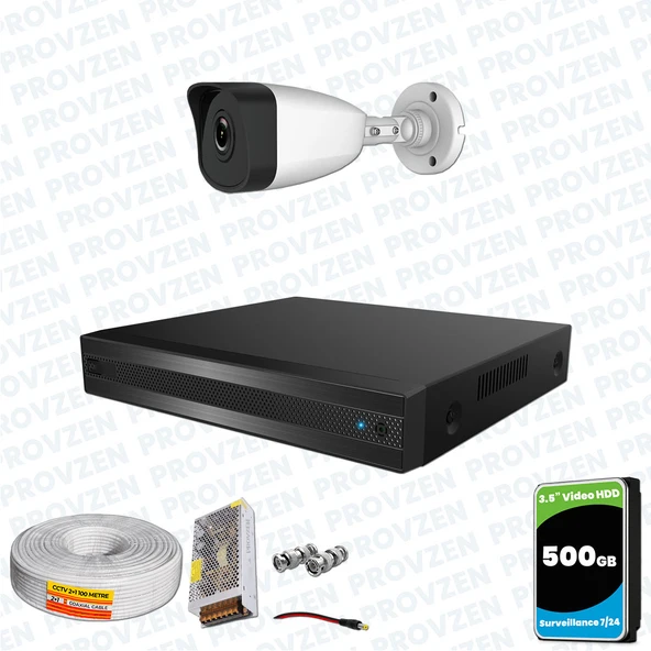 Provzen RV HiLook 1 Kameralı Full HD Geniş Açı Güvenlik Kamerası ürün görseli 1