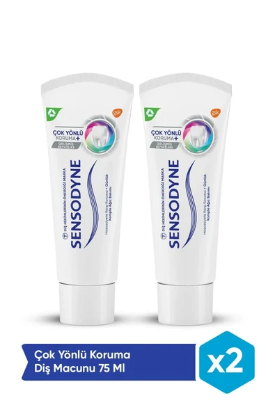 Sensodyne Diş Macunu 50+50 ml Çok Yönlü Koruma 2 Paket - Resim 2