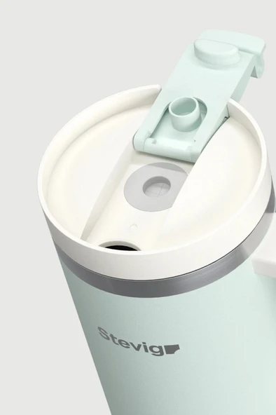 Stevig ST-240 2 Moods Tuck-In Tumbler Sızdırmaz Çelik Termos 900ML Sprout Green