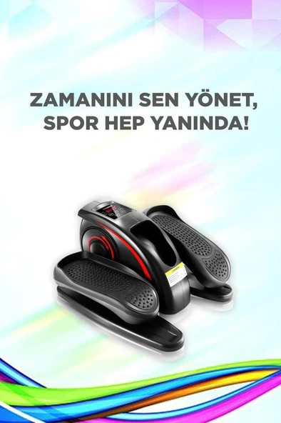 Torima VEP1001 Siyah Eliptik Kondisyon Bisikleti El Ve Ayak Egzersiz Pedalı Kumandalı Egzersiz Aleti - 3