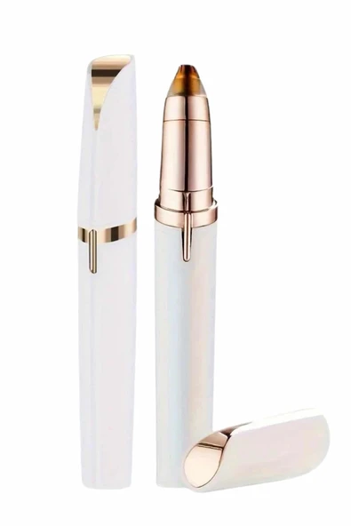 Unısex Şarjlı Kaş Bıyık Alma Epilatörü Hassas Ciltlere Özel Acısız - Resim 3