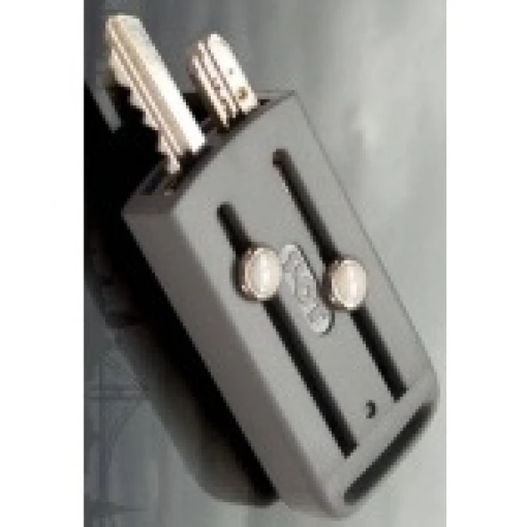 Slot Gri Anahtarlık Anahtar Kabı 4 adet Boncuklu