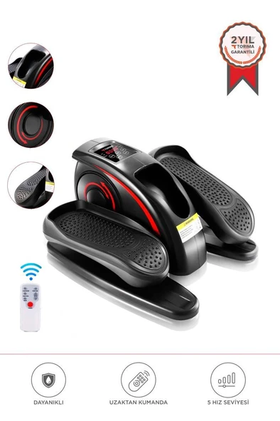 Torima VEP1001 Siyah Eliptik Kondisyon Bisikleti El Ve Ayak Egzersiz Pedalı Kumandalı Egzersiz Aleti