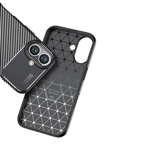 Apple iPhone 16 Kılıf Zore Negro Silikon Kapak - 9