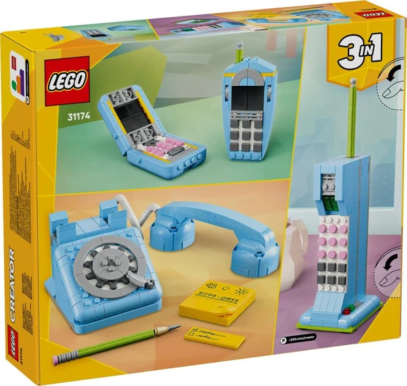 LEGO Creator 31174 Retro Telephone - Resim 2