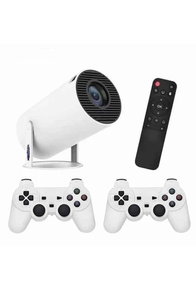 Ayaklı Oyun Projeksiyonu Çift Kollu Taşınabilir Sinema Projektörü - Resim 4