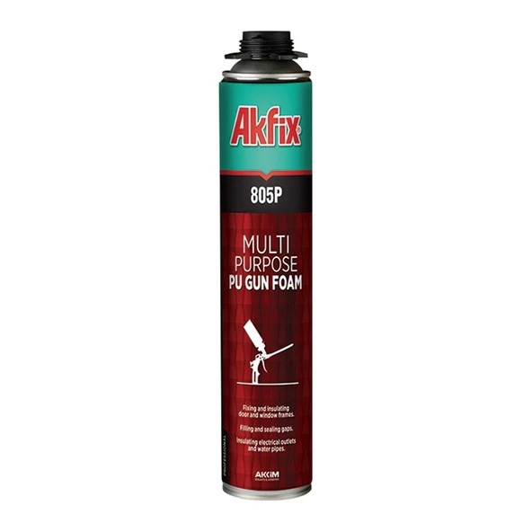 Akfix 805p Tabancalı Poliüretan Köpük 750 Ml - 1