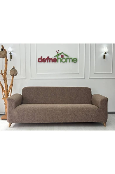 Jakarlı Düz Desen 3-3-1-1 Lastikli Kanepe Örtüsü | Lastikli Koltuk Örtüsü | Koltuk Kılıfı Takımı - Resim 10