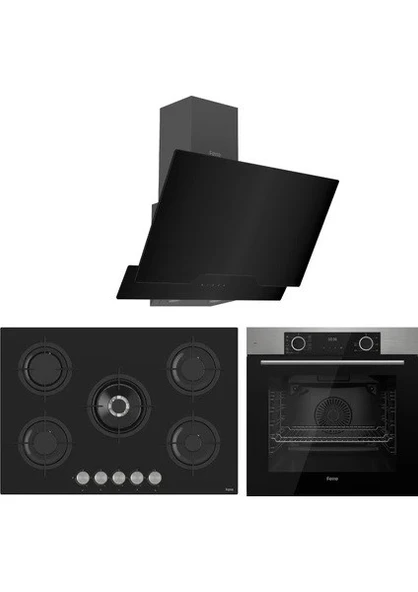 Ferre Fryart Siyah-Inox Premium Serisi (D063+RS035+XE63MI) ürün görseli