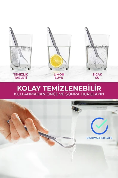 Proclis Paslanmaz Çelik Dil Temizleyici / Dil Sıyırıcı Küçük - 5